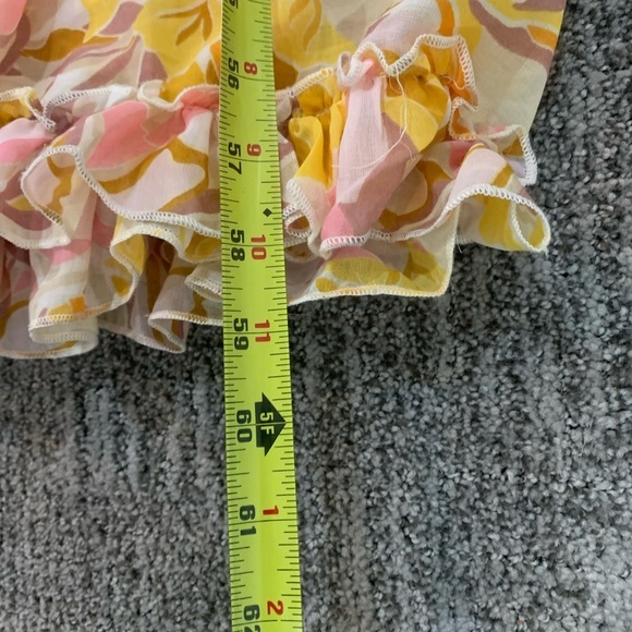 NWT Maxi Dress Floral Boho Cabana Women’s Size Large Lined - Picture 6 of 6